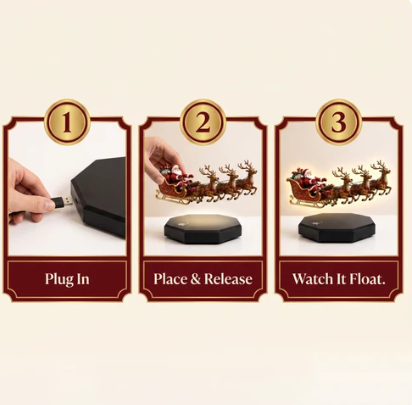 Sleigh Loft™ Santa’s Flying Sleigh